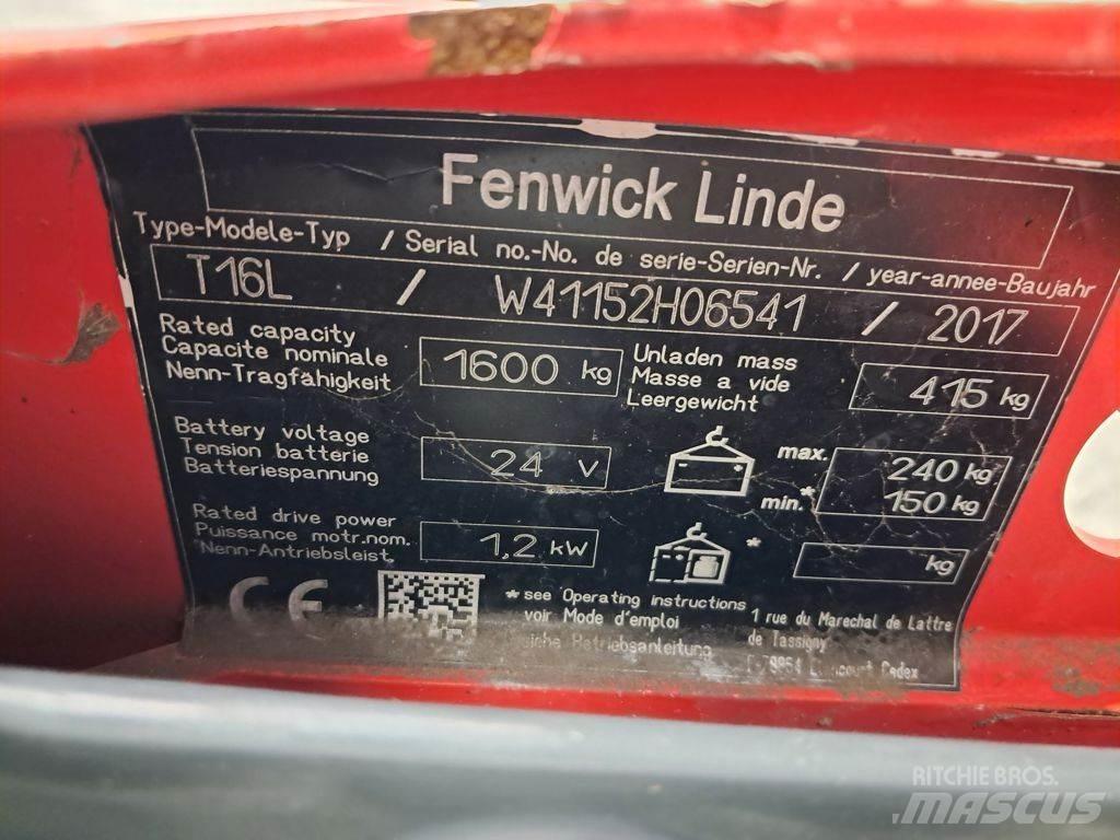 Linde T16L Ручные гидравлические тележки