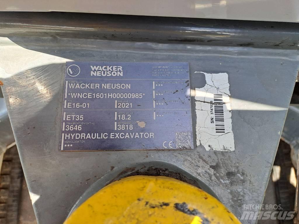 Wacker Neuson ET35 Гусеничные экскаваторы