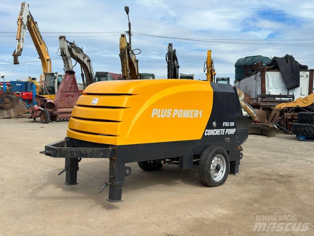 Plus Power VTGZ-20S Бетононасосы