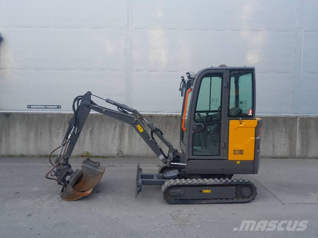 Volvo EC18E Мини-экскаваторы