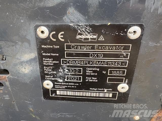 Doosan DX 19Z Мини-экскаваторы