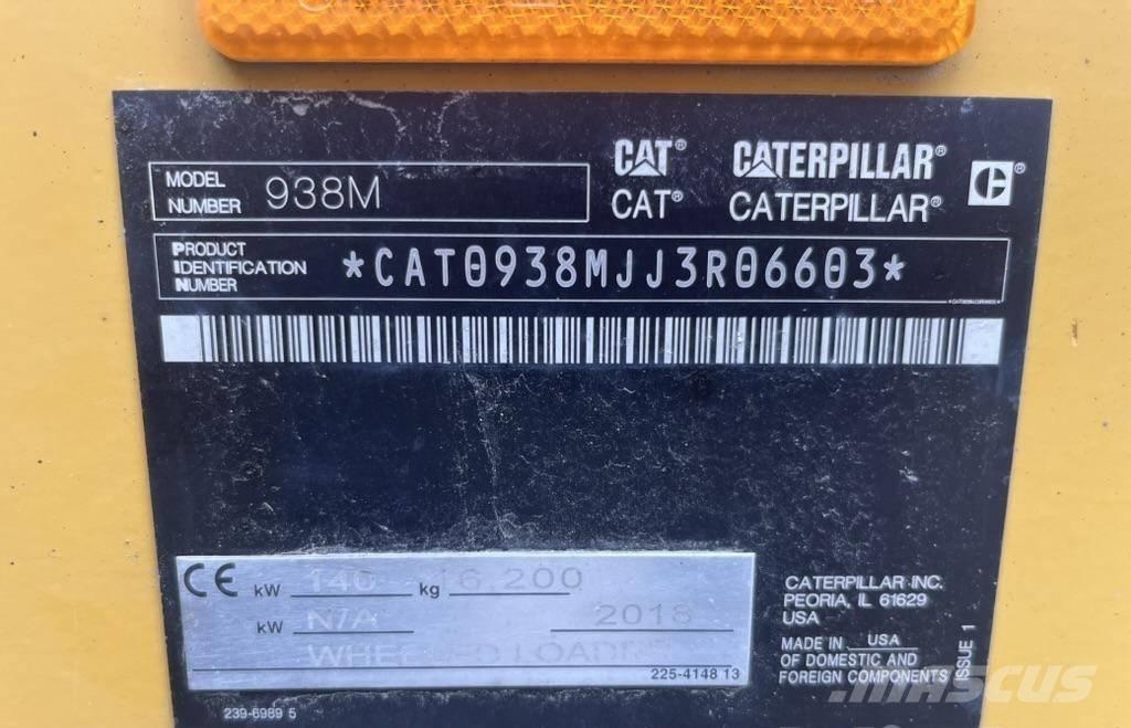 CAT 938 M Фронтальные погрузчики