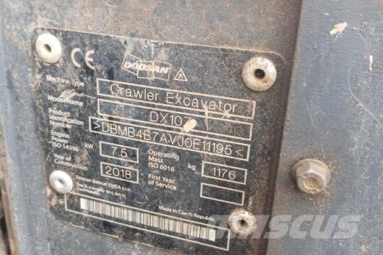 Develon DX 10 Z Мини-экскаваторы