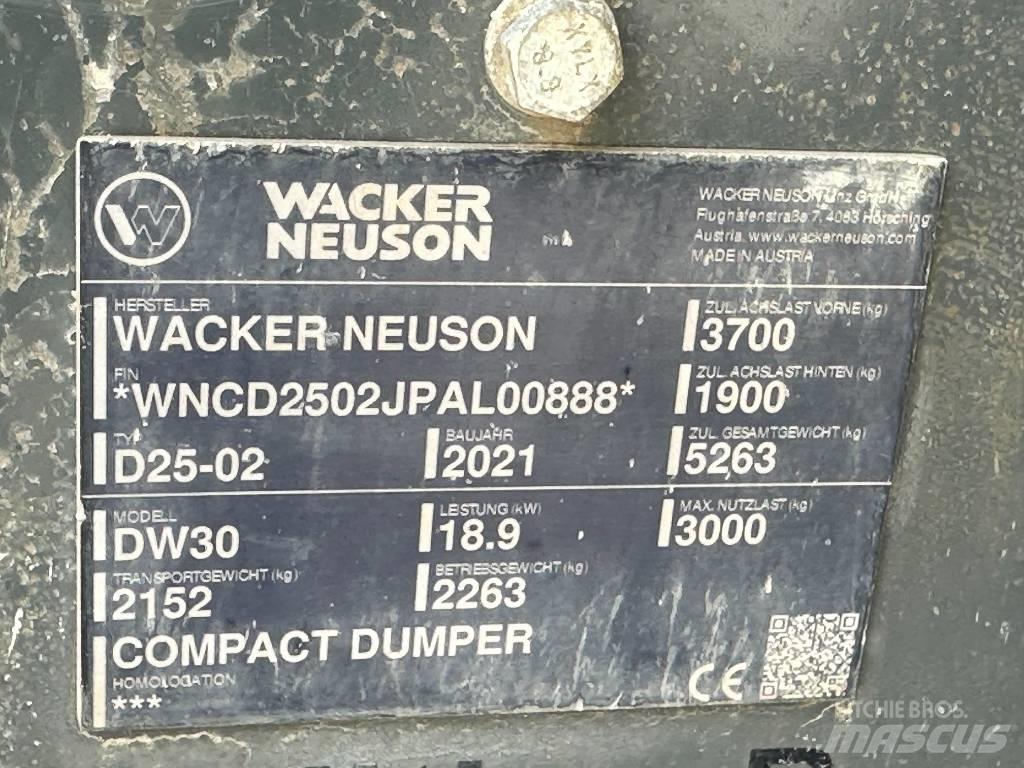 Wacker Neuson DW 30 Мини-самосвалы