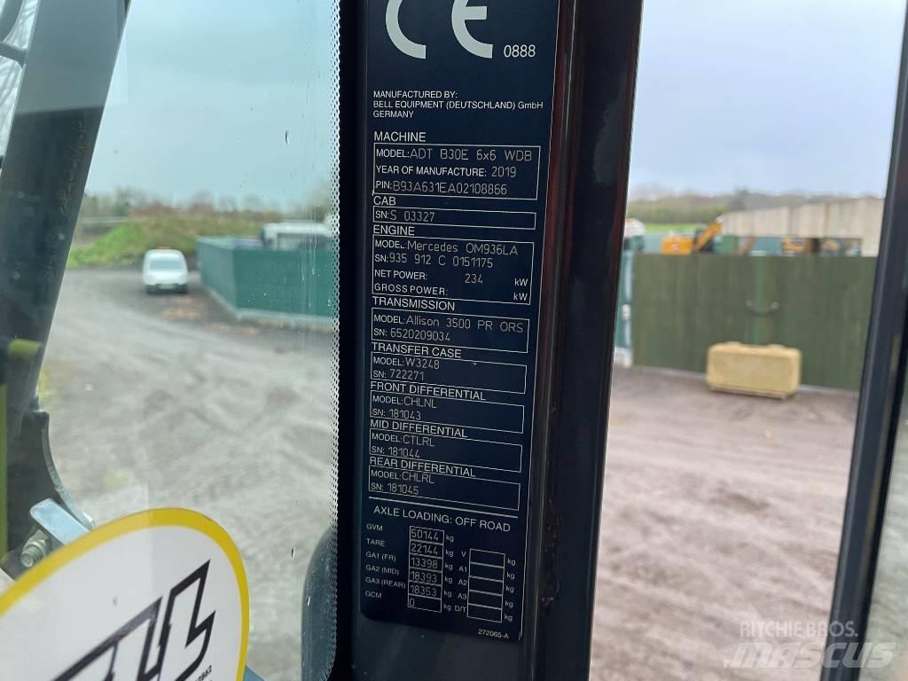 Bell B 30 E Шарнирно-сочленённые самосвалы
