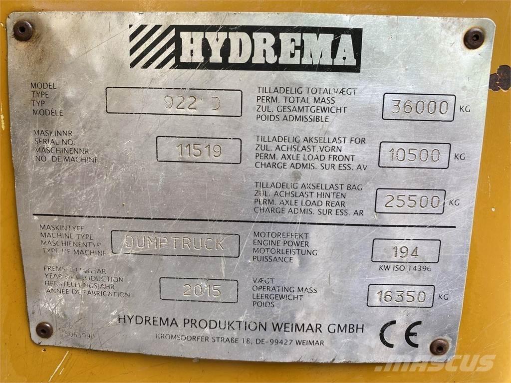 Hydrema 922D Мини-самосвалы