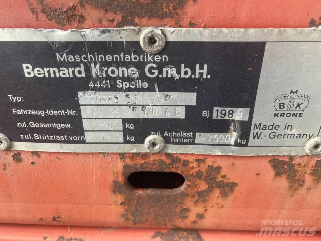 Krone Turbo 3500 Прицепы с самозагрузкой