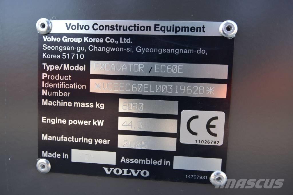 Volvo EC 60 E Мини-экскаваторы