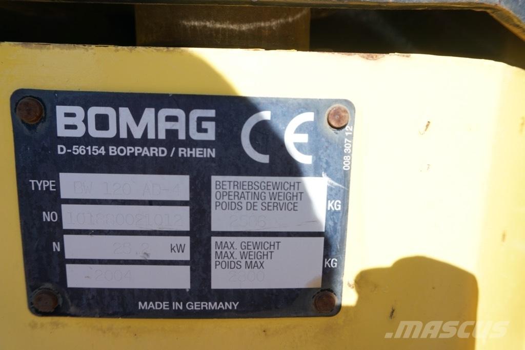Bomag BW 120 AD-4 Катки тротуарные
