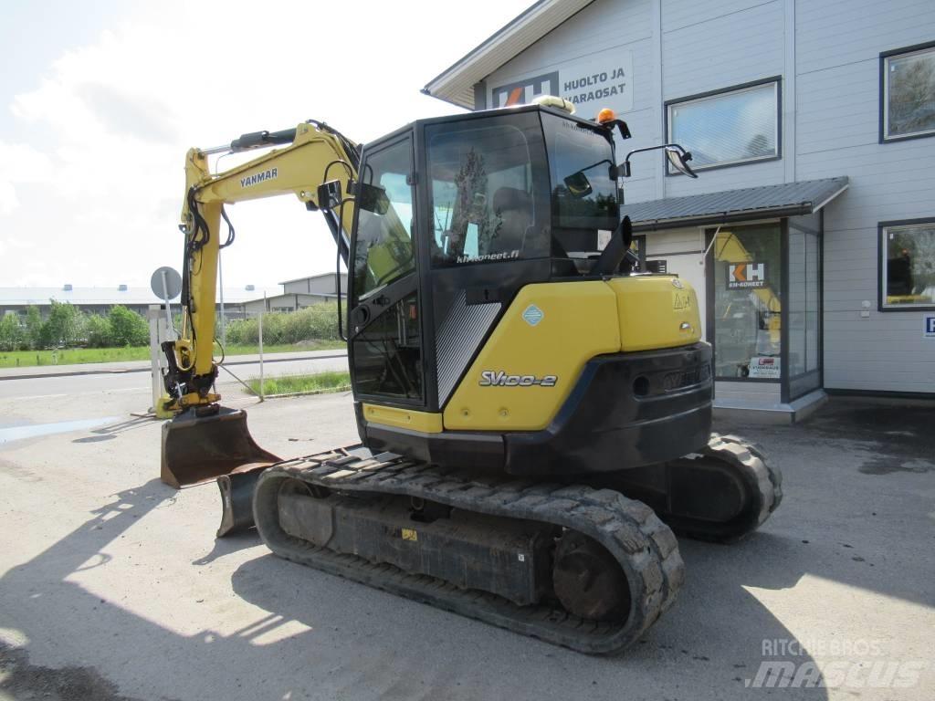 Yanmar SV 100-2A Малые экскаваторы 7т-12т