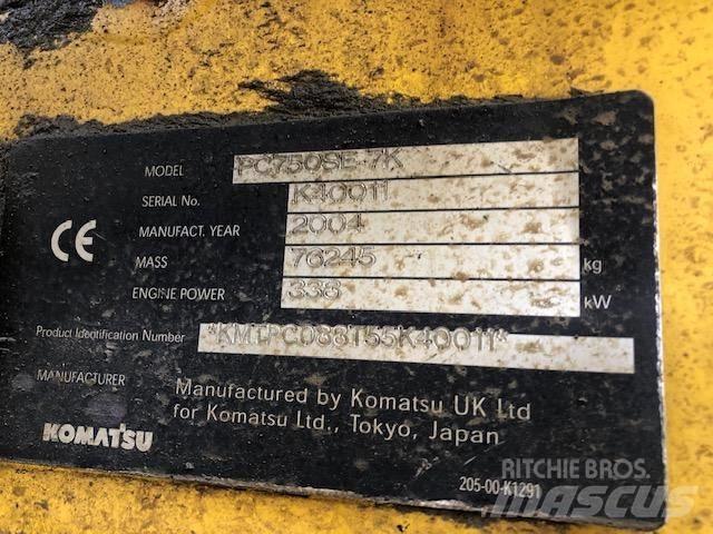 Komatsu PC 750 SE-7K Гусеничные экскаваторы