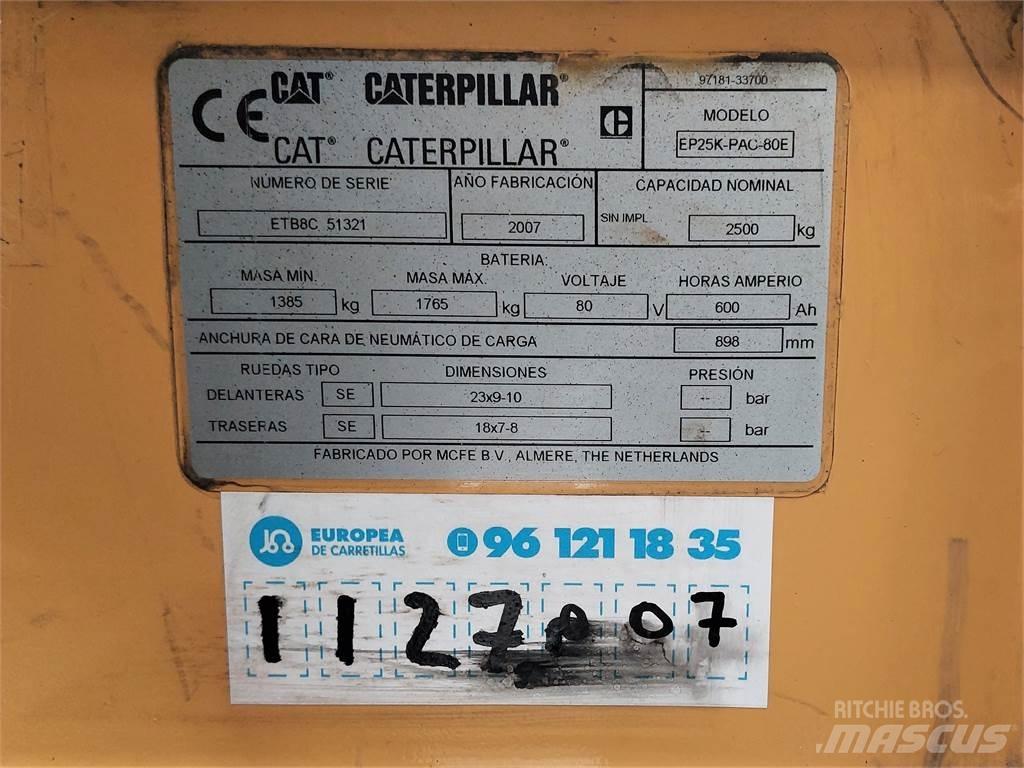 CAT EP25K PAC Электропогрузчики