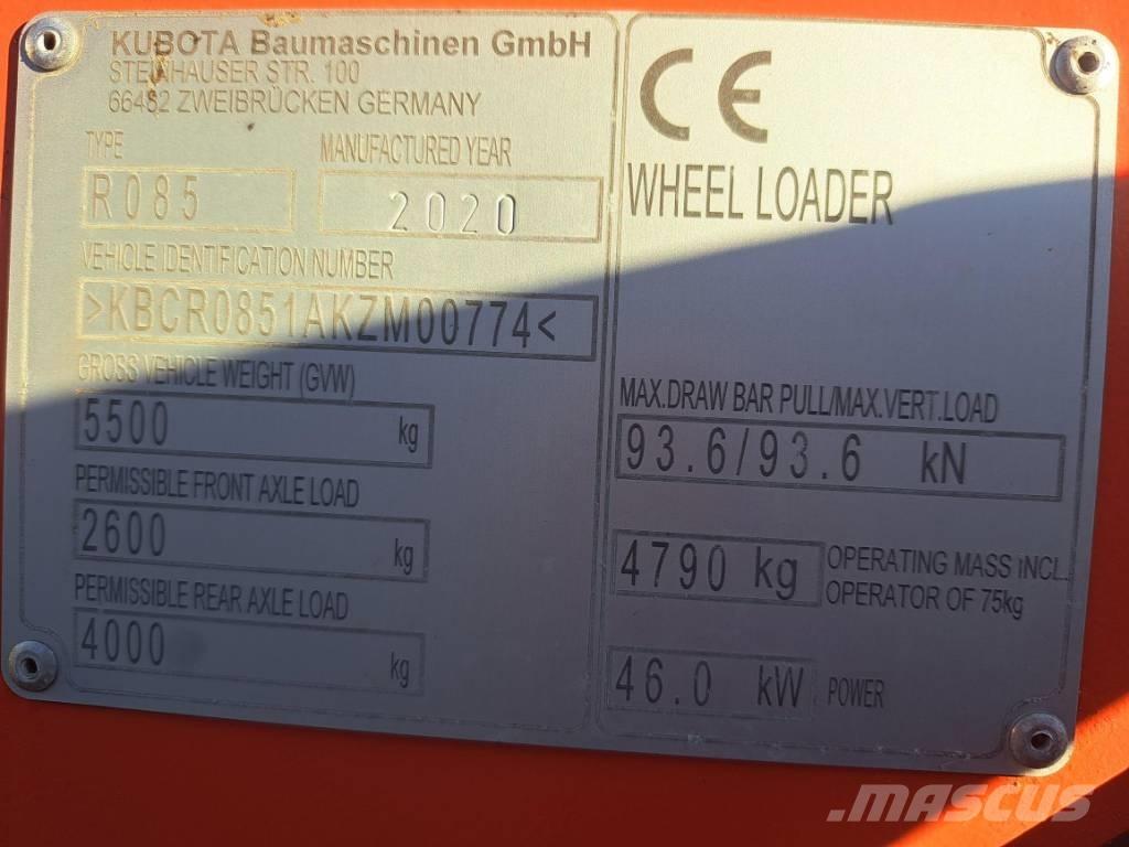 Kubota R 085 Фронтальные погрузчики