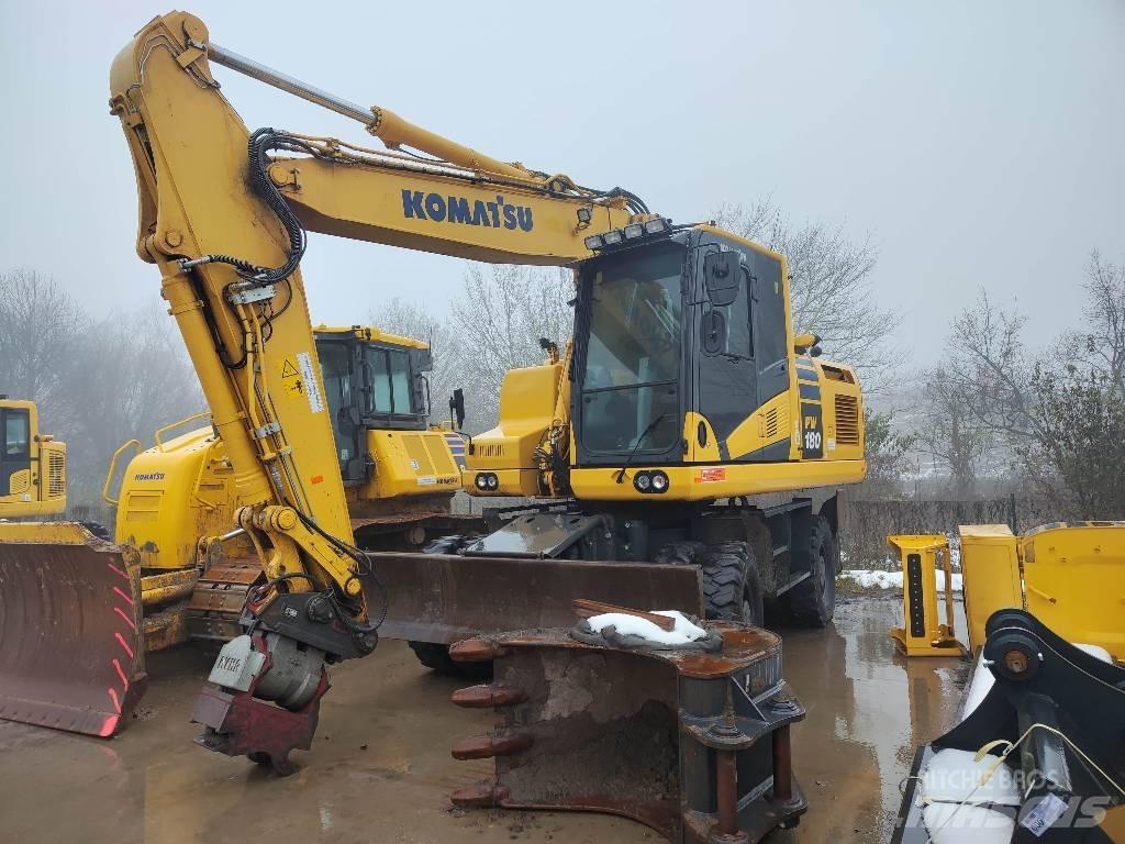 Komatsu PW180-11 Колёсные экскаваторы