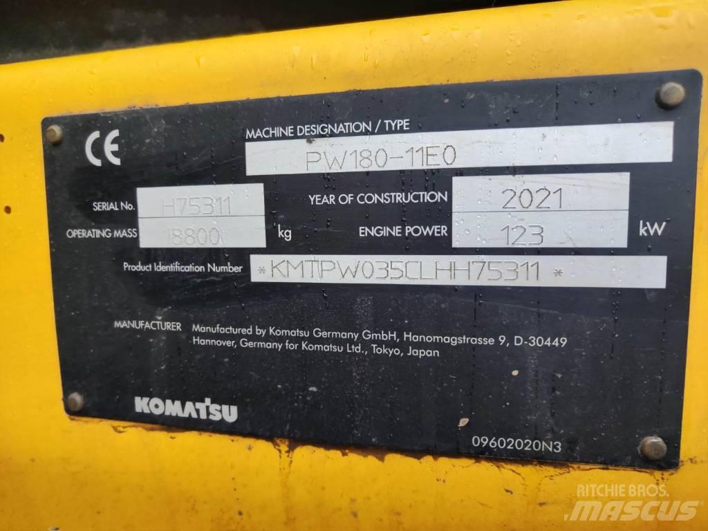 Komatsu PW180-11 Колёсные экскаваторы
