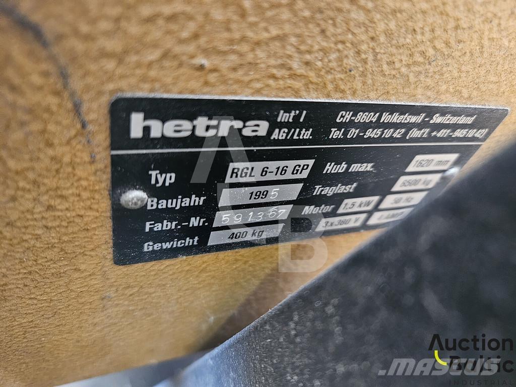  Hetra RGL 6-16 GP Ножничные столы