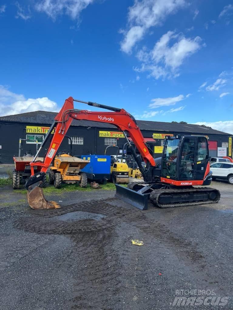 Kubota KX 080-4a Малые экскаваторы 7т-12т