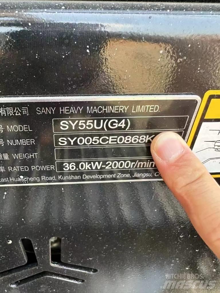 Sany SY 55 U Мини-экскаваторы
