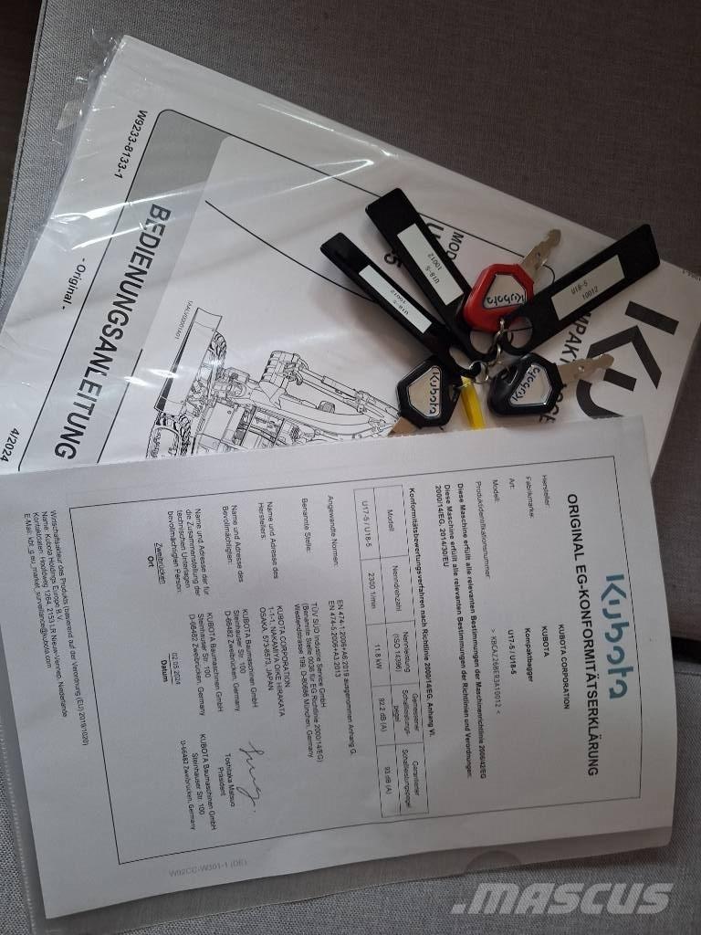 Kubota U 18-5 Мини-экскаваторы