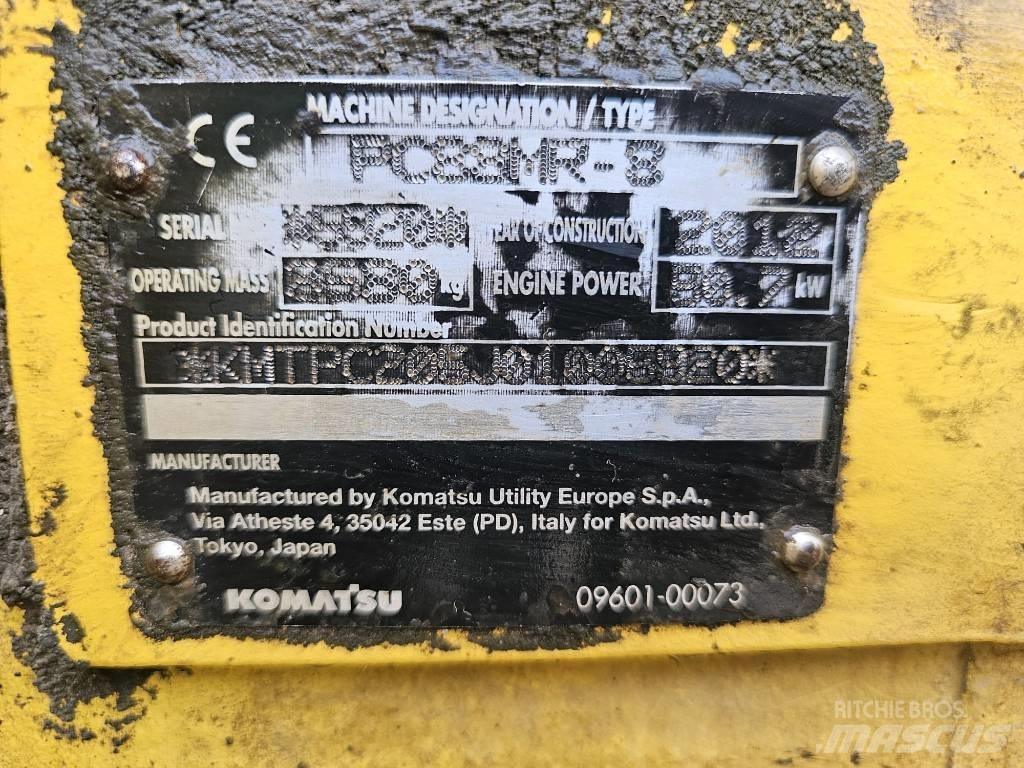 Komatsu PC 88 MR-8 Малые экскаваторы 7т-12т