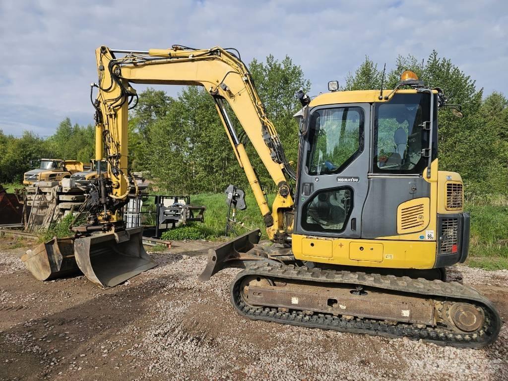 Komatsu PC 88 MR-8 Малые экскаваторы 7т-12т