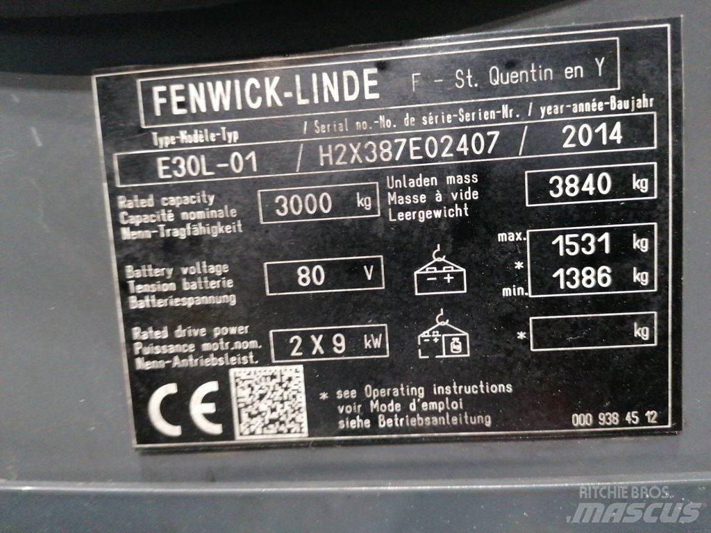 Linde E30L-01 Электропогрузчики