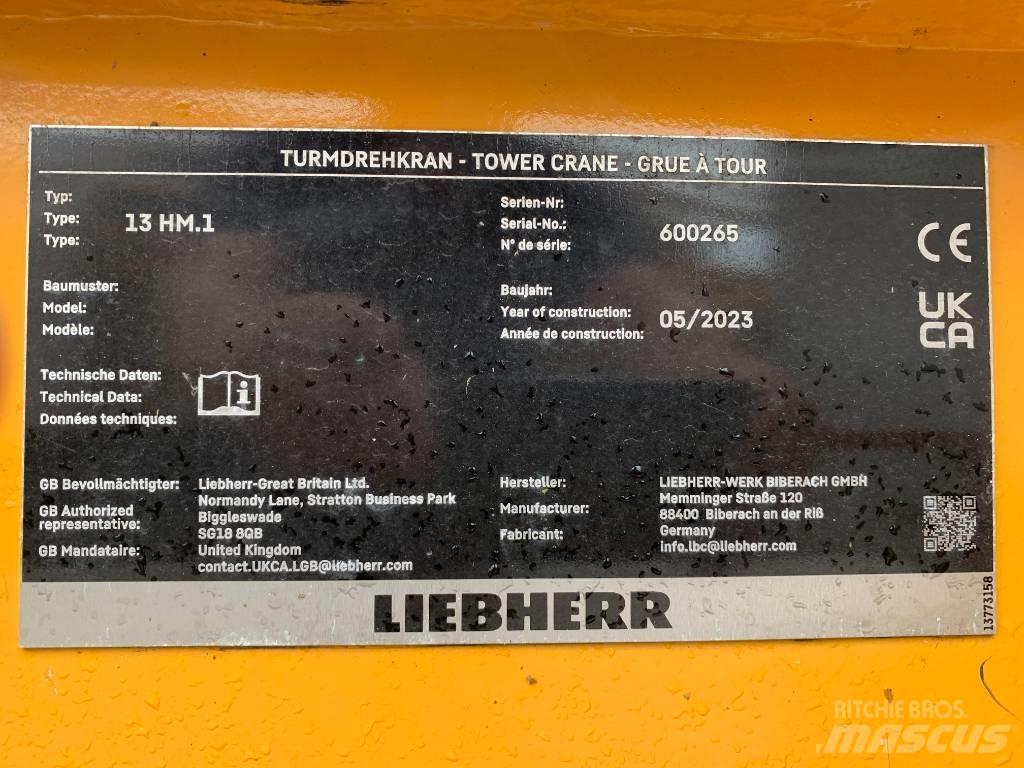 Liebherr 13HM Башенные краны