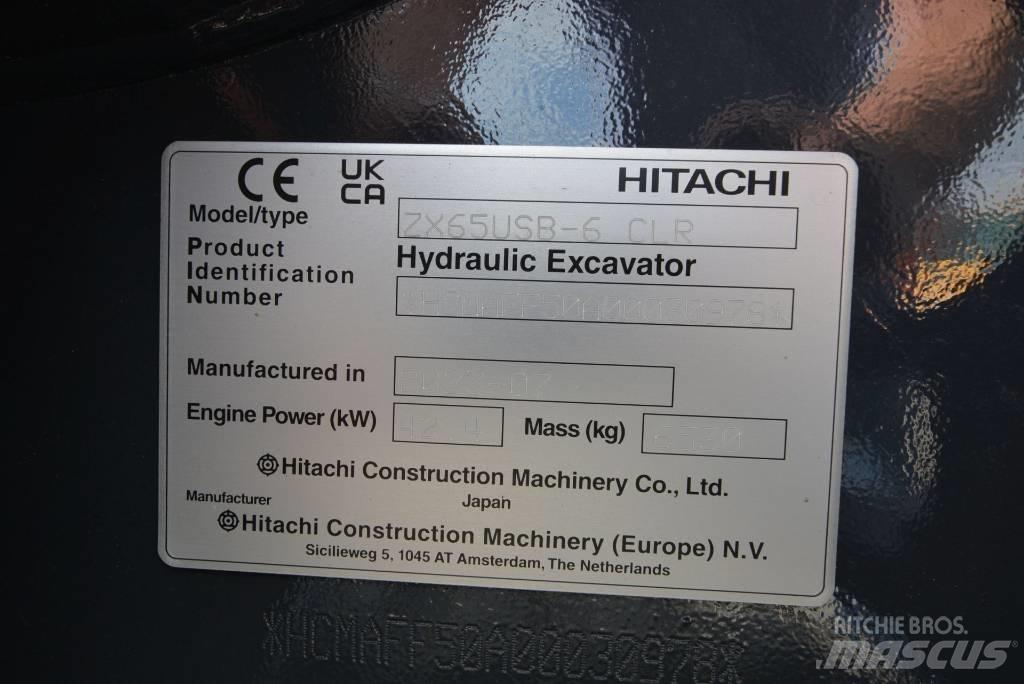 Hitachi ZX 65 USB-6 Мини-экскаваторы