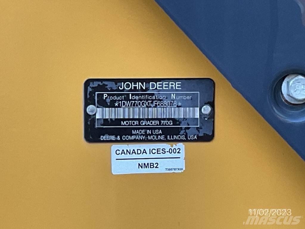 John Deere 770 G Грейдеры