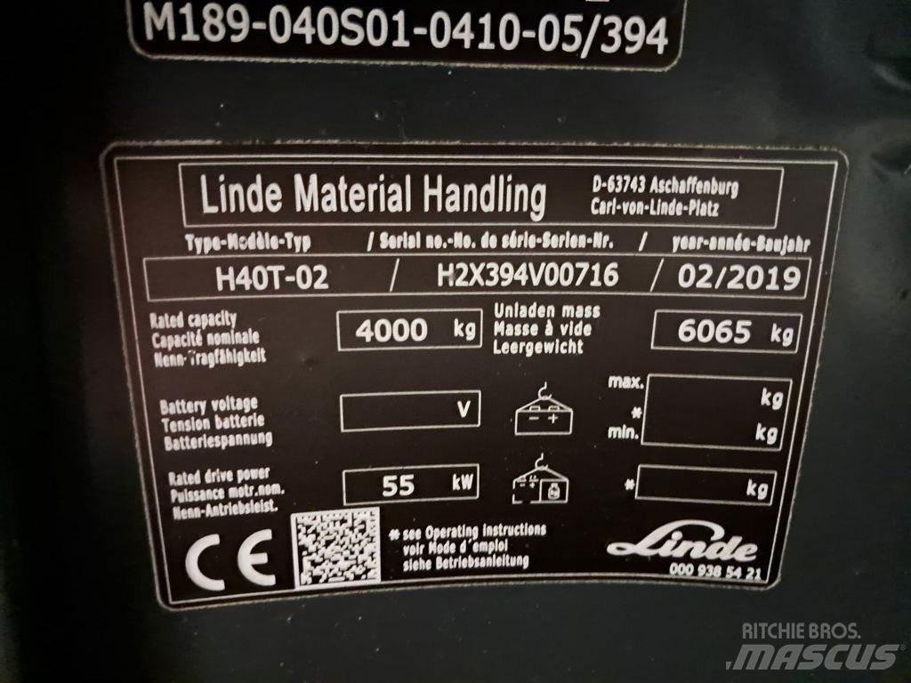 Linde H40T-02 Газовые погрузчики