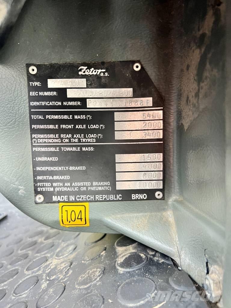 Zetor 7441 PROXIMA Трактора