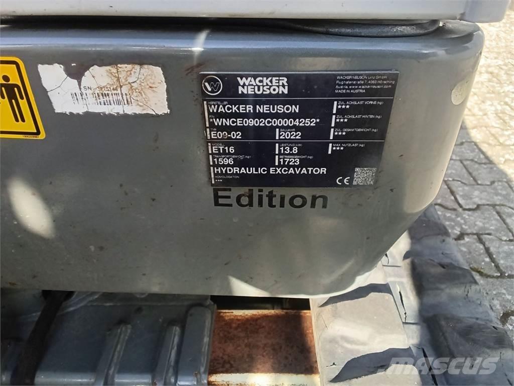 Wacker Neuson ET16 Гусеничные экскаваторы