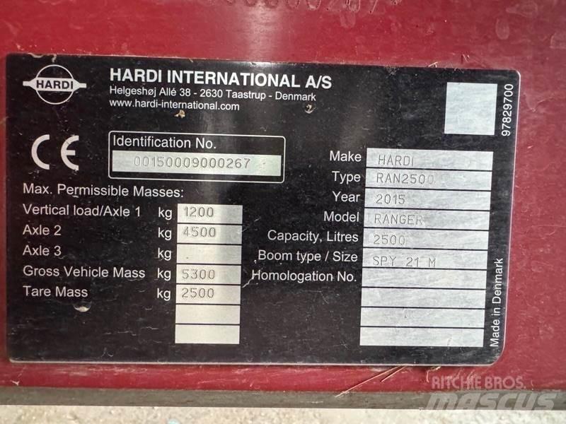 Hardi Ranger 2500 Прицепные опрыскиватели