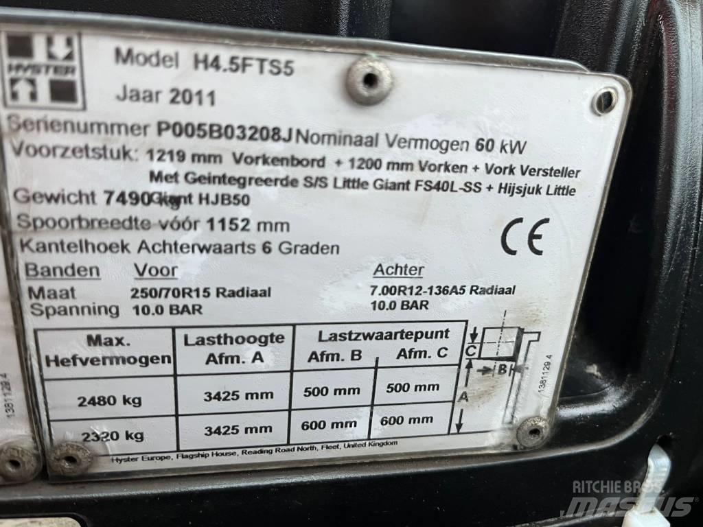 Hyster H4.5 Дизельные погрузчики
