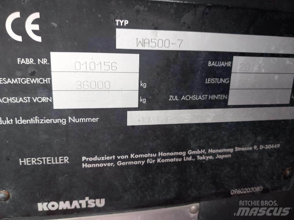 Komatsu WA500-7 Фронтальные погрузчики