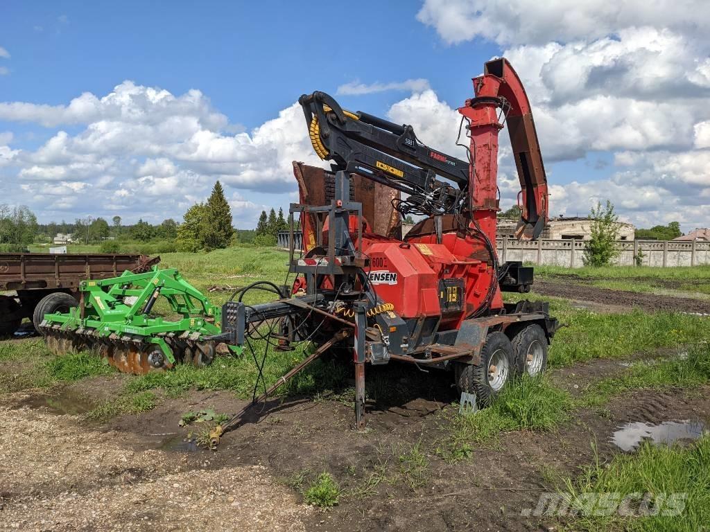 Jensen JT600Z Дробилки древесины