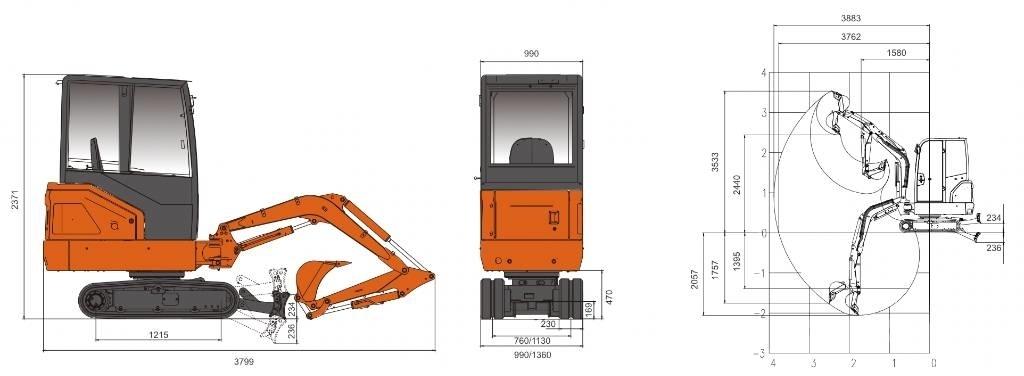 Lonking CDM6020 6020 Гусеничные экскаваторы