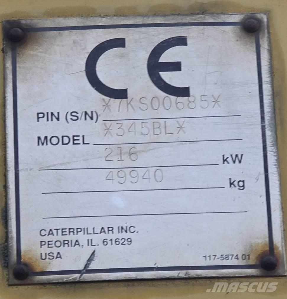 CAT 345 B L Гусеничные экскаваторы