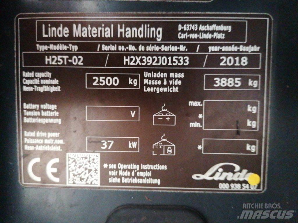 Linde H25T-02 Газовые погрузчики