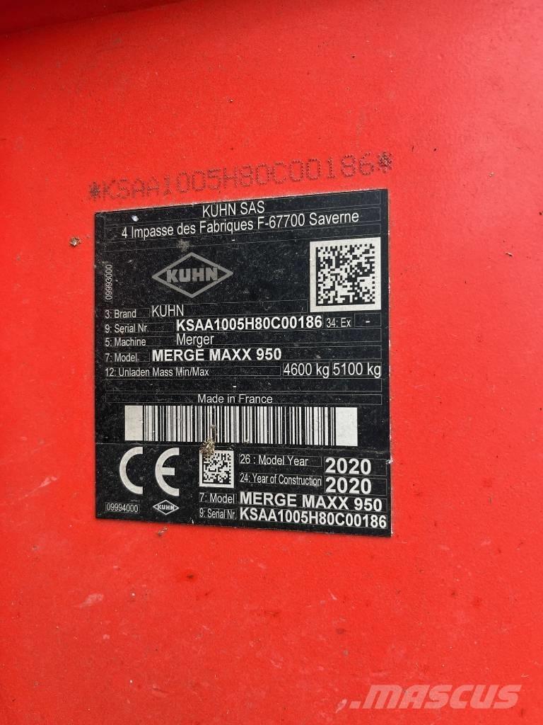 Kuhn Merge Maxx 950 Рядковые косилки