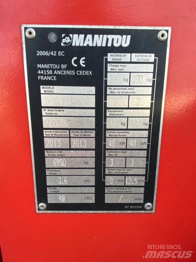 Manitou 170AETJ-L Коленчатые подъемники