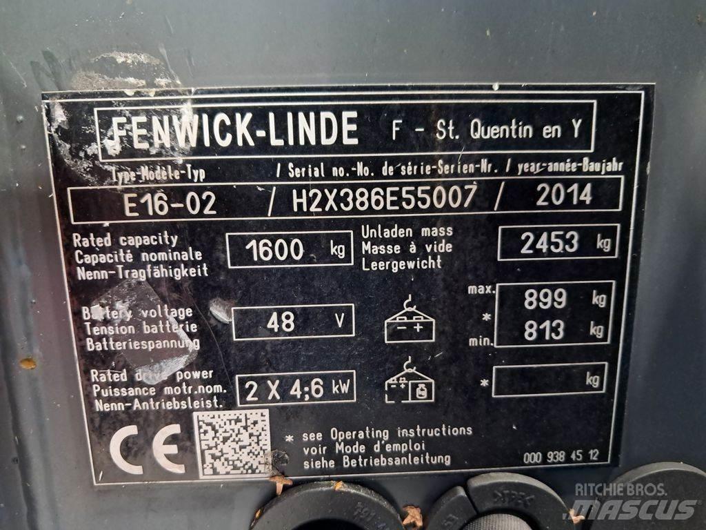 Linde E16-02 Электропогрузчики
