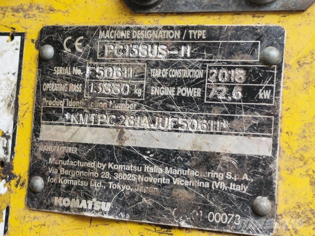 Komatsu PC 138 US-11 Гусеничные экскаваторы