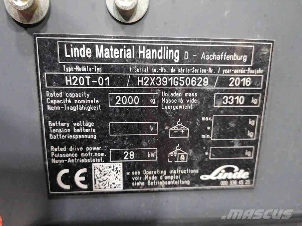 Linde H20T-01 Газовые погрузчики