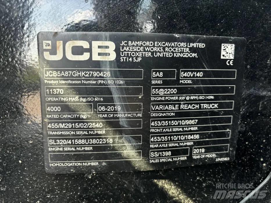 JCB 540-140 Телескопические погрузчики