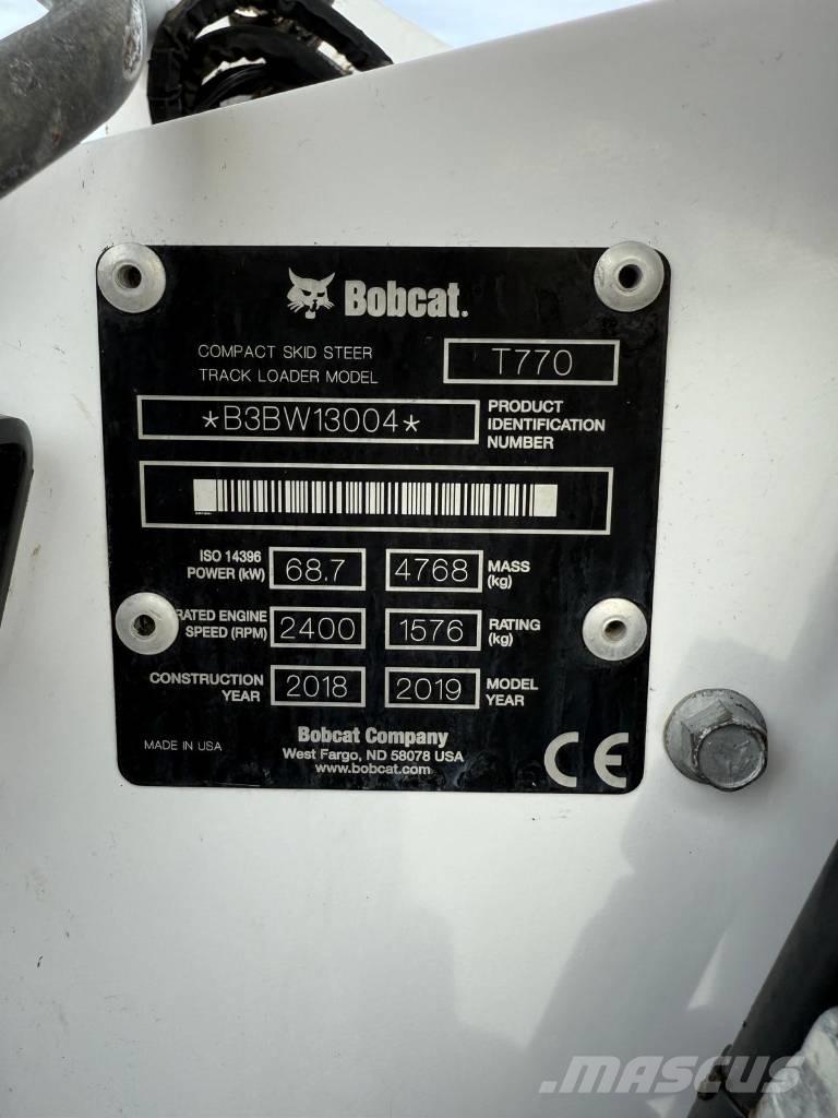 Bobcat T 770 Гусеничные фронтальные погрузчики