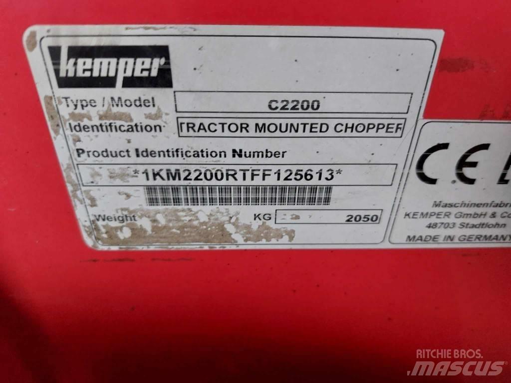 Kemper C2200 Прицепные кормоуборочные комбайны