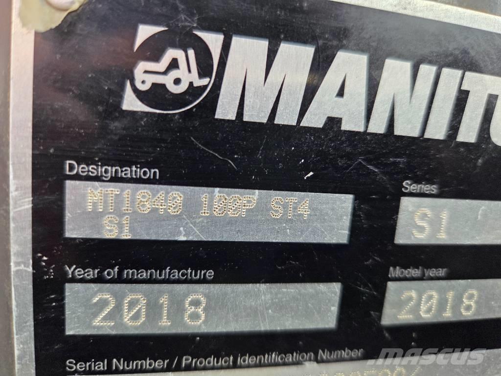 Manitou MT 1840 Телескопические погрузчики