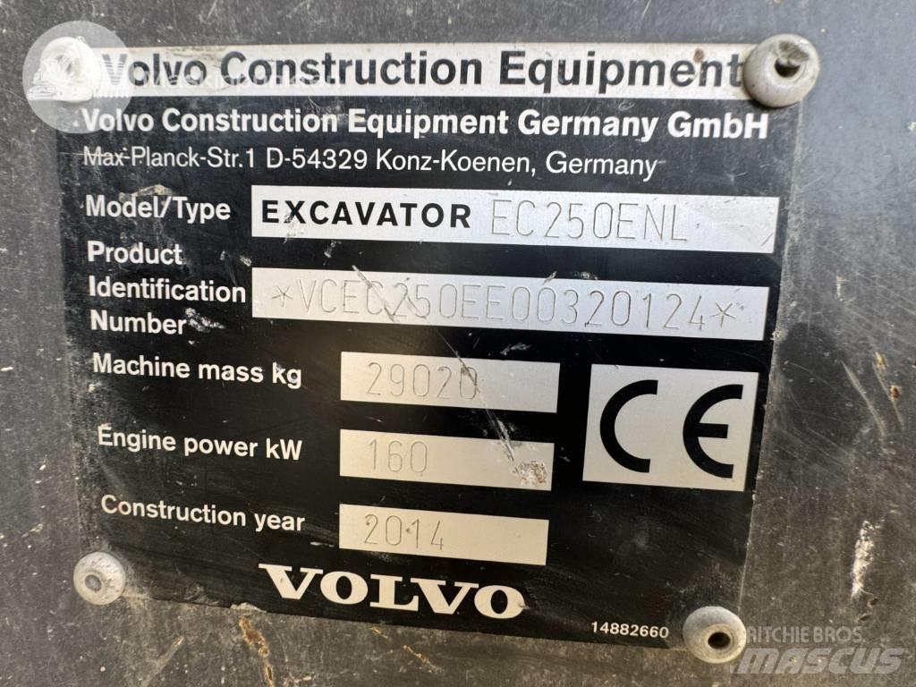 Volvo EC 250 E N L Гусеничные экскаваторы