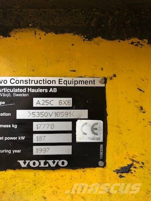 Volvo A 25 C Шарнирно-сочленённые самосвалы